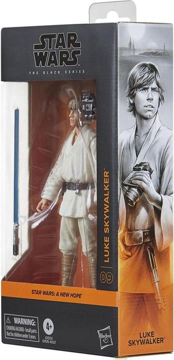 Actual product image Hasbro Star Wars Episode IV Black Series action figure Luke Skywalker 15 cm