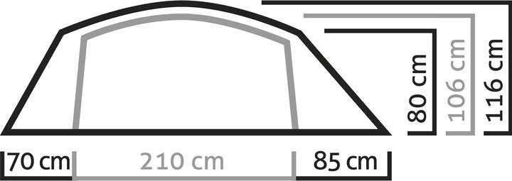 Produktbild Salewa Sierra Leone (Kuppelzelt, 3.40 kg, 3 Personen)