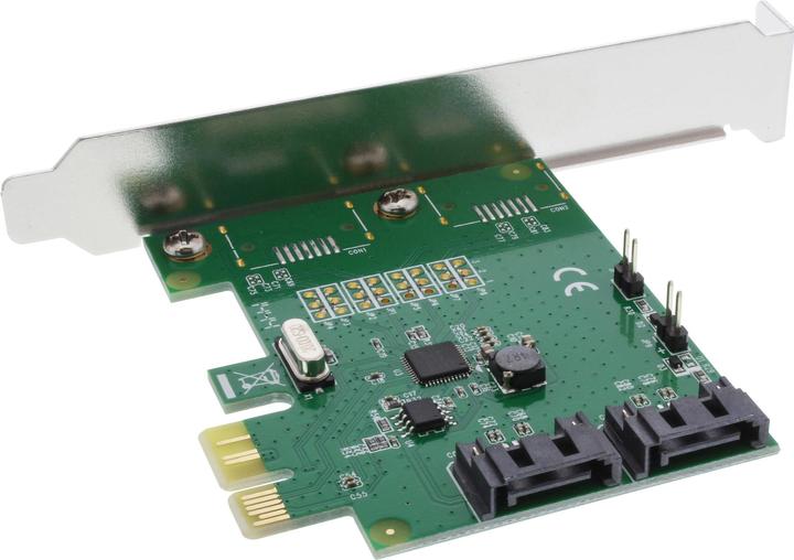 Produktbild InLine Schnittstellenkarte 2-fach SATA 6Gb/s x1 PCIe 2.0 RAID 0/1/SPAN