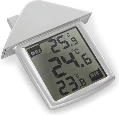 Produktbild Perel Transparentes Fenster-Thermometer Mit Anzeige Der Mindest- Und Höchsttemperatur