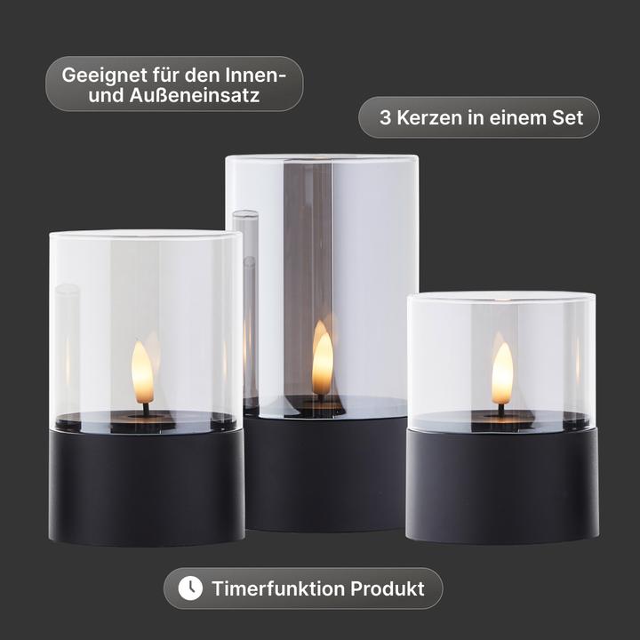 Actual product image Brilliant LED outdoor table lamp (3 x)