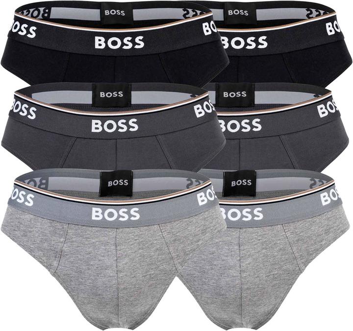 Immagine prodotto BOSS Slip Casual Stretch Slip 3P Power - 19928 (M, confezione da 6)