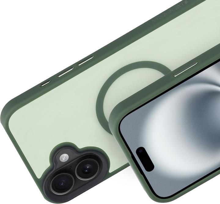Immagine prodotto Mobiparts Hardcover Apple iPhone 16 Plus Satin Green (Magsafe Compatible) (Apple iPhone 16 Plus)