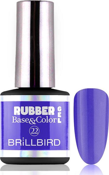 Produktbild BrillBird Rubber Gel Base&Coral #22 8ml (UV-Gel Lack)