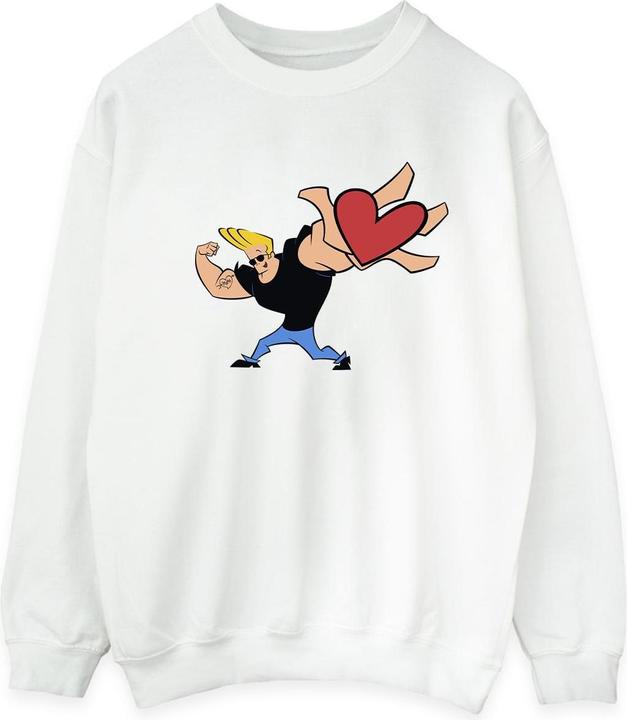 Immagine prodotto Johnny Bravo Heart Present Felpa Uomo (XL)