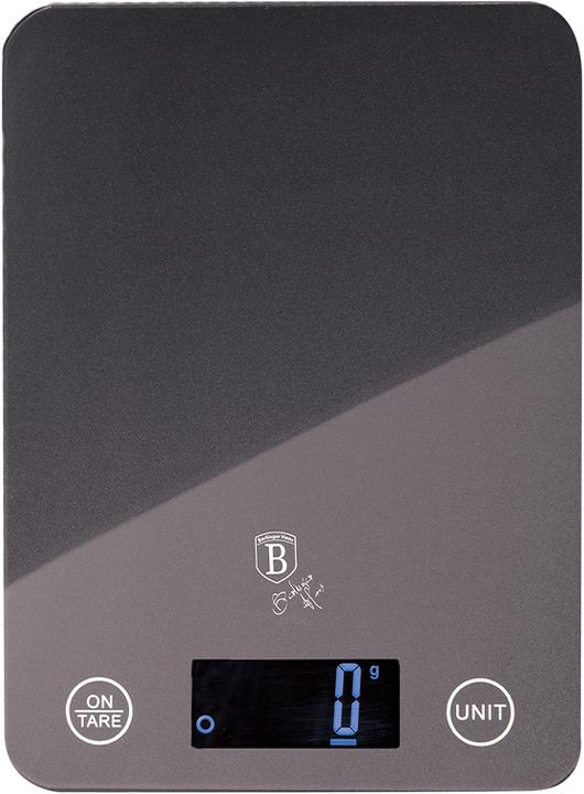 Produktbild BerlingerHaus Digitale Küchenwaage max. 5 kg Metallic Line Carbon Pro Edition