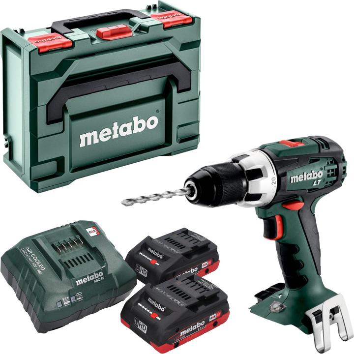Produktbild Metabo Akku-Bohrschrauber BS 18 LT (602102800) Kunststoffkoffer 18V 2x LiHD + ASC 30-36 V (Akkubetrieb)