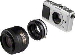 Immagine prodotto Kipon Adattatore di inclinazione obiettivo Nikon F per fotocamera MFT
