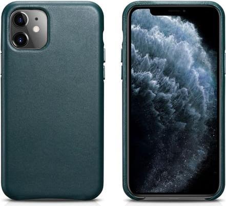 Immagine prodotto iCarer Custodia iPhone 11 Pro Max (6,5) originale in vera pelle verde oliva (Apple iPhone 11 Pro Max)