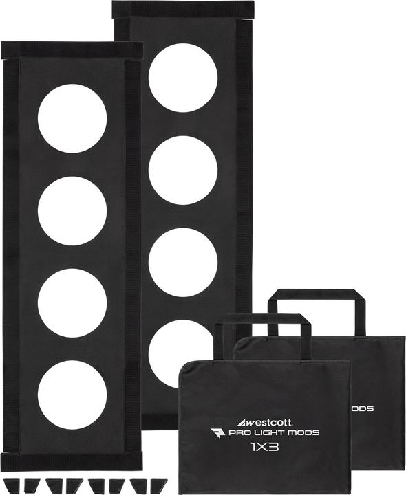 Actual product image Westcott Pro Light Mods 1x3 (2-Pack)