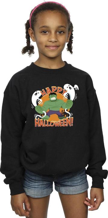 Image du produit - Sweat HULK HAPPY HALLOWEEN - Fille (152, 158)