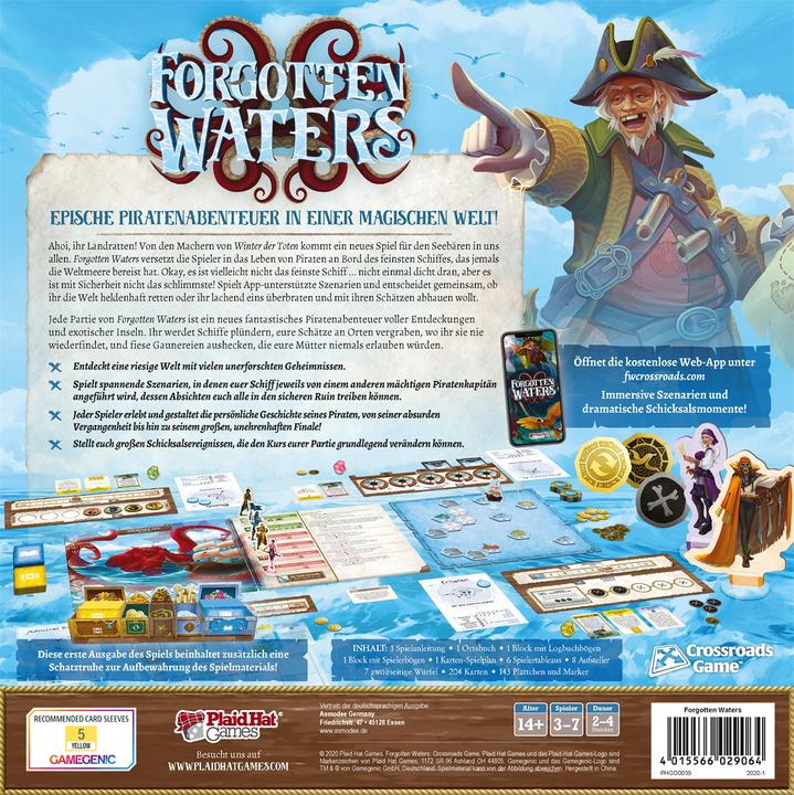 Produktbild Plaid Hat Games Kennerspiel Forgotten Waters (Deutsch)
