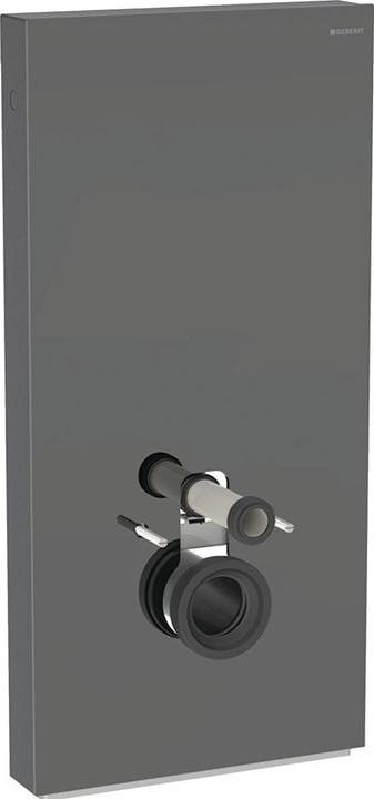 Geberit Monolith Sanitärmodul für Wand-WC, 101cm, Wasseranschluss seitlich, mit Anschlussstutzen