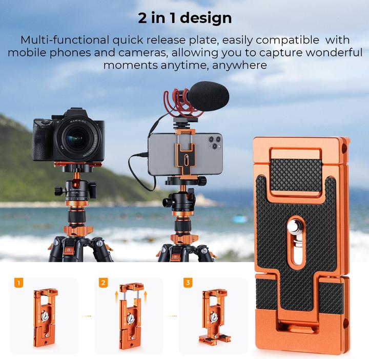 Produktbild K&F Concept Concept Tripod SA255C1 (Carbon)