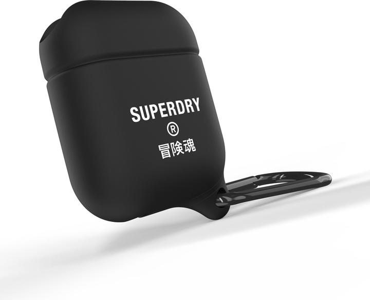 Produktbild Superdry AirPods Cover Waterproof czarny /black 41692 (Kopfhörer Tasche)