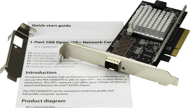 Immagine prodotto StarTech 1 Port 10GBase-X Card (PCI Express 2.0 x8)