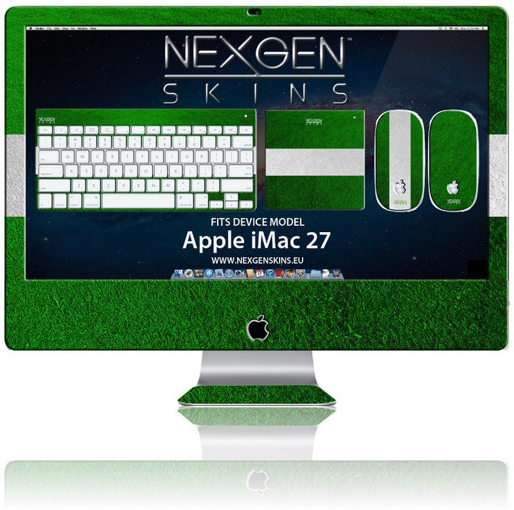 Actual product image Skins iMac 27 3D Case Skin Pack (On the Field 3D)