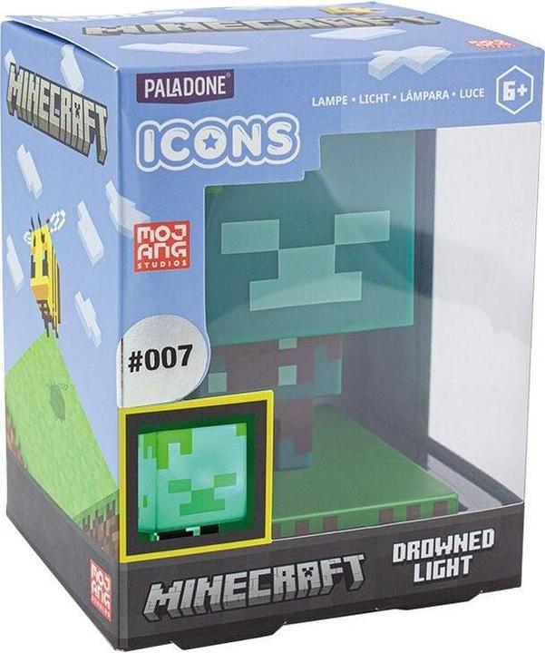 Actual product image Paladone Products Minecraft Drowned Zombie Icon Light