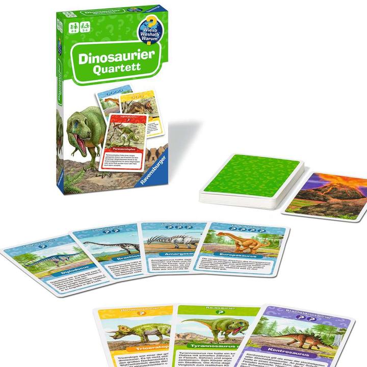 Produktbild Ravensburger Wieso? Weshalb? Warum? Dinosaurier Quartett (Deutsch)