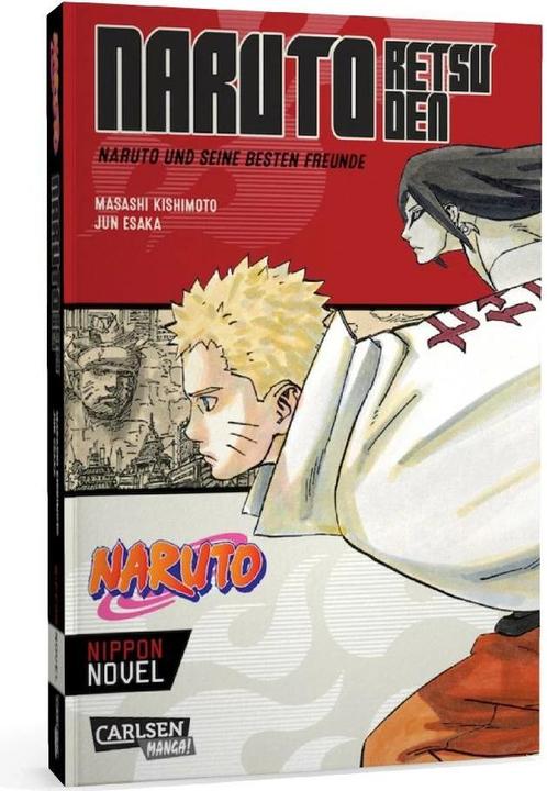 Actual product image Naruto Retsuden: Naruto und seine besten Freunde (Nippon Novel) (German, Masashi Kishimoto, Jun Esaka, 2023)