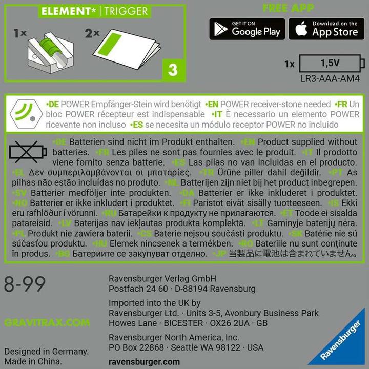 Actual product image Ravensburger GraviTrax Power Element Trigger