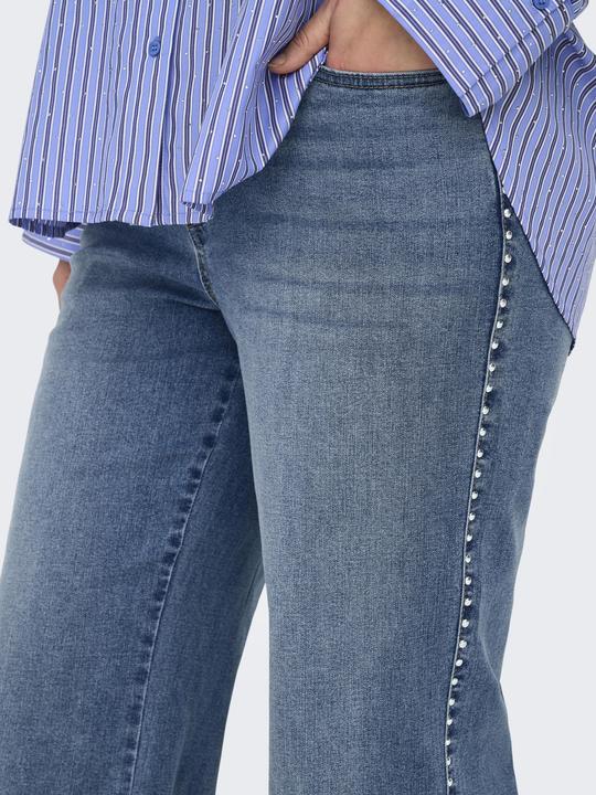 Immagine prodotto Only CARJUICY Hohe Taille Weiter Beinschnitt Jeans Jeans mit weitem Bein (W50/L32)