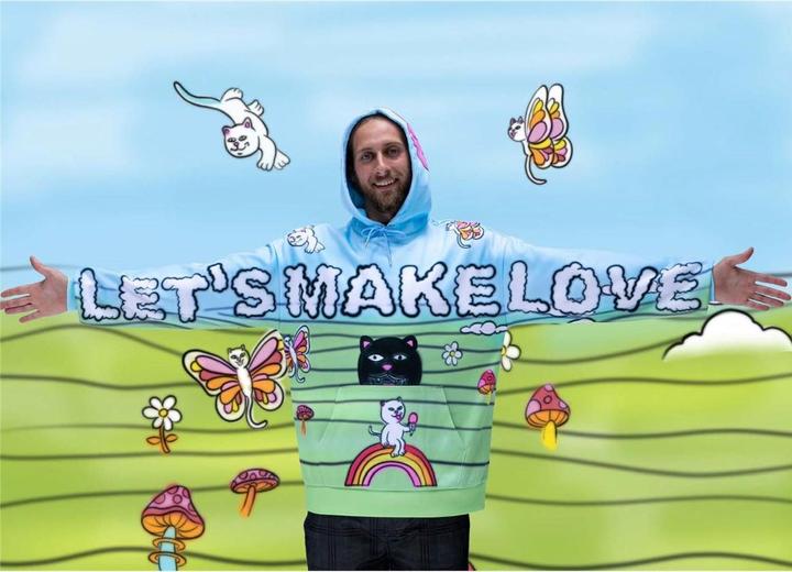Immagine prodotto RipnDip Lets Make Love Felpa con cappuccio (L)