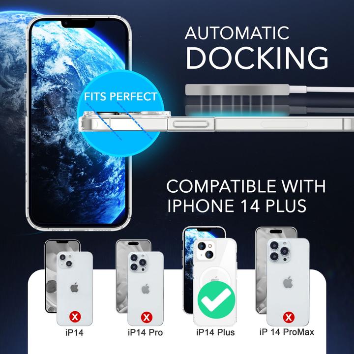 Produktbild Nalia Klare Transparente Silikon Hülle (Apple iPhone 14 Plus)