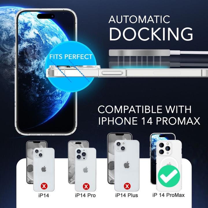 Immagine prodotto Nalia Manicotto in silicone trasparente (Apple iPhone 14 Pro Max)