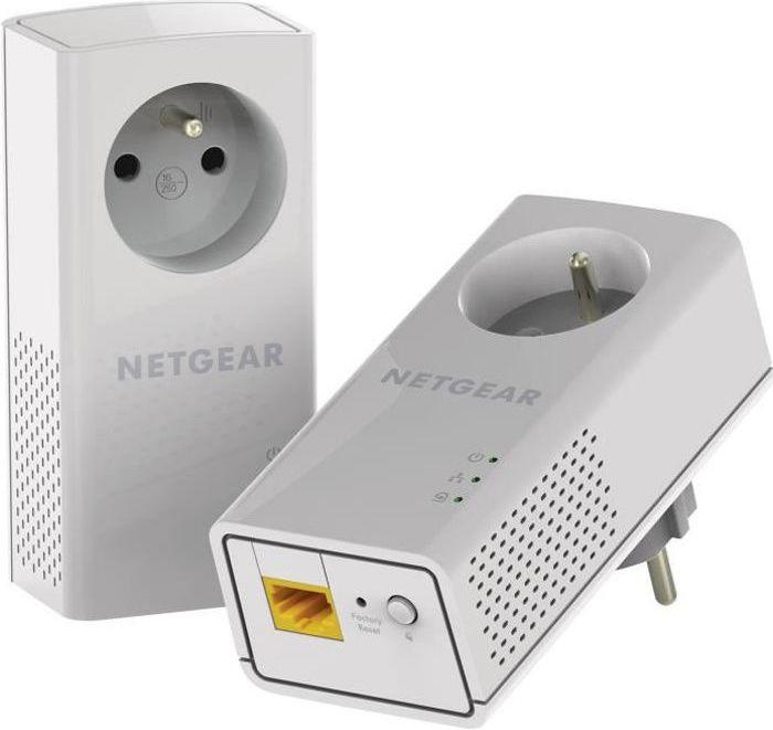 Netgear PLP1000-100FRS PowerLine Network Adapter Built-in Ethernet Port (e) (1000 Mbit/s)