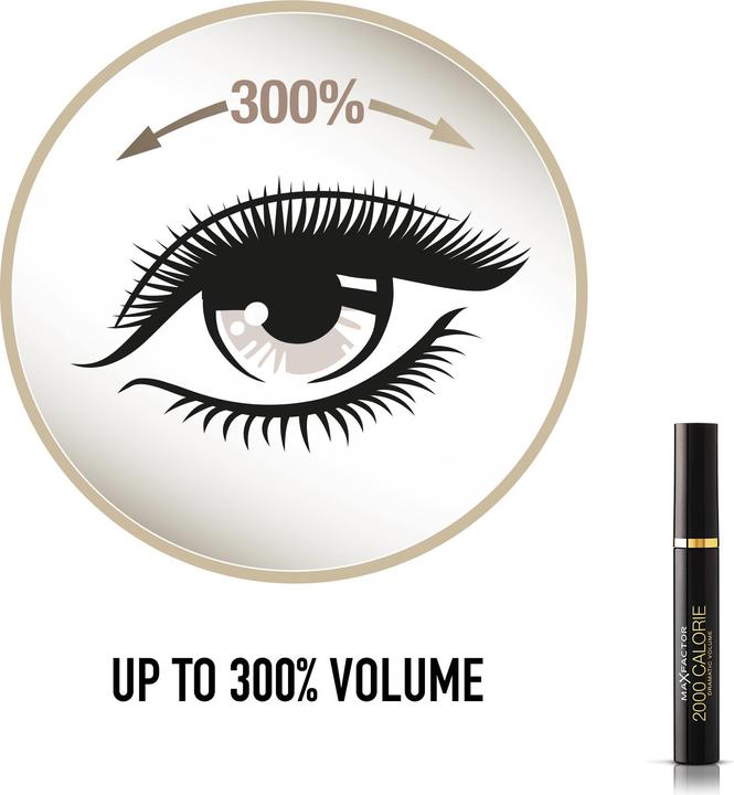 Actual product image Max Factor MASCARA 2000 CALORIE BLACK 9 ml (Black)