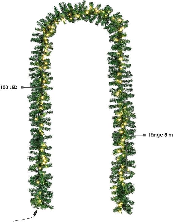 Produktbild Juskys Weihnachtsgirlande 10m