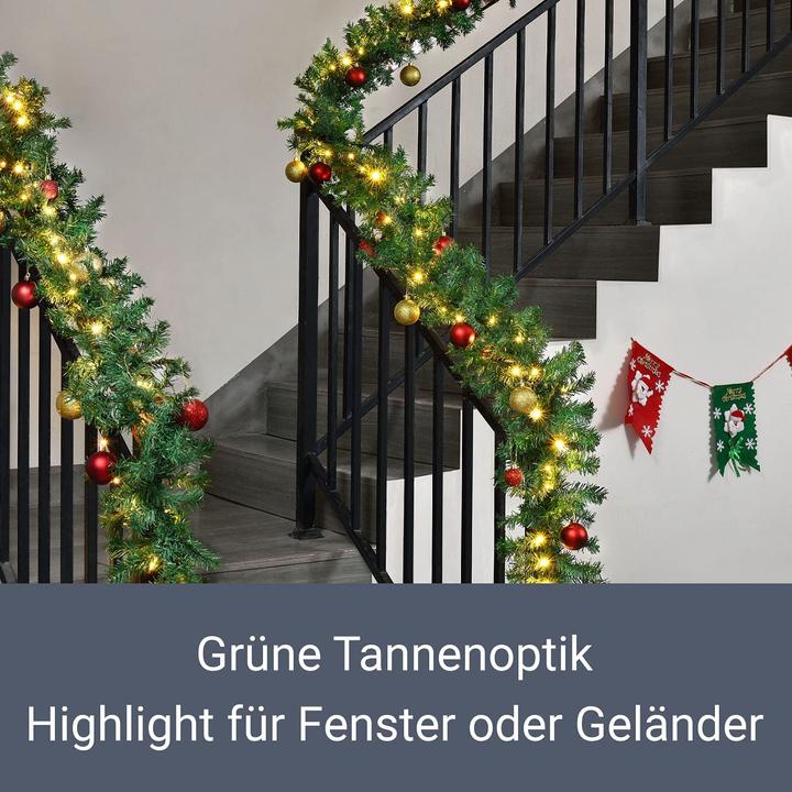 Produktbild Juskys Weihnachtsgirlande 10m