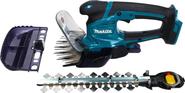 Image du produit Makita DUM 604 RT1XJ Cisaille à gazon sans fil 18 V avec lame pour herbe et arbustes + 1x batterie 5,0 Ah + (Taille-haies sans fil)