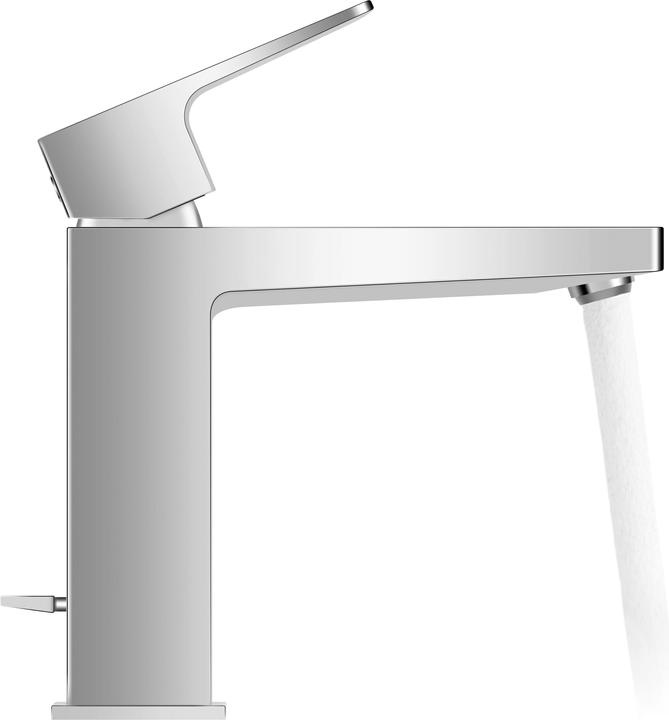 Actual product image Duravit Manhattan single lever washbasin mixer, M FreshStart, 129 mm projection, with pop-up waste