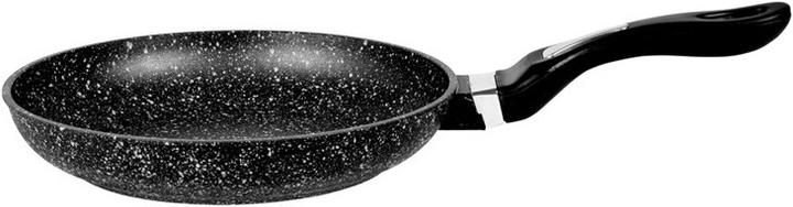 GSW Pfanne Flach Titanium Granit Ferrotherm Ø 28cm (Pfannenset + Topfset, Aluminiumguss)
