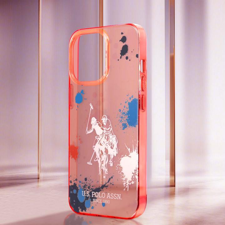 Immagine prodotto U.S. Polo H3459 Custodia per cavalli Splatter (Apple iPhone 14 Pro Max)