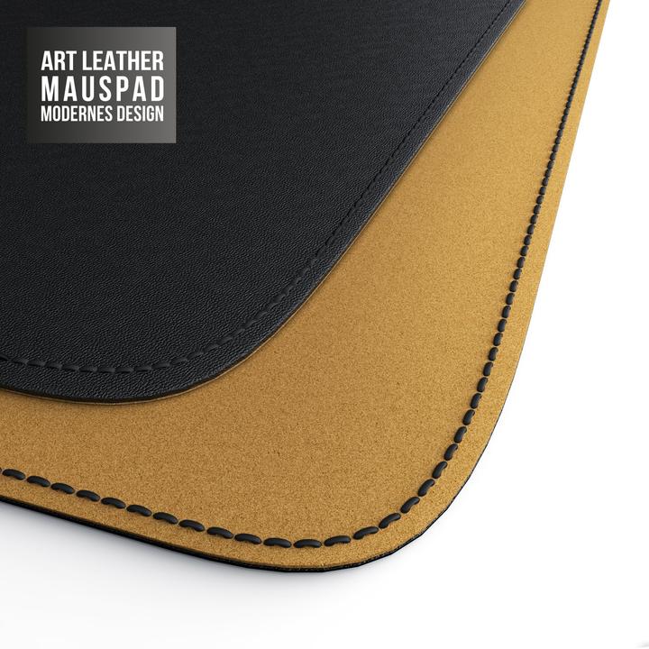 Produktbild CSL Mauspad, XXL 800 x 400 x 3 mm Mausmatte, XXL Mousepad / Rutschfest, schwarz (XXL)