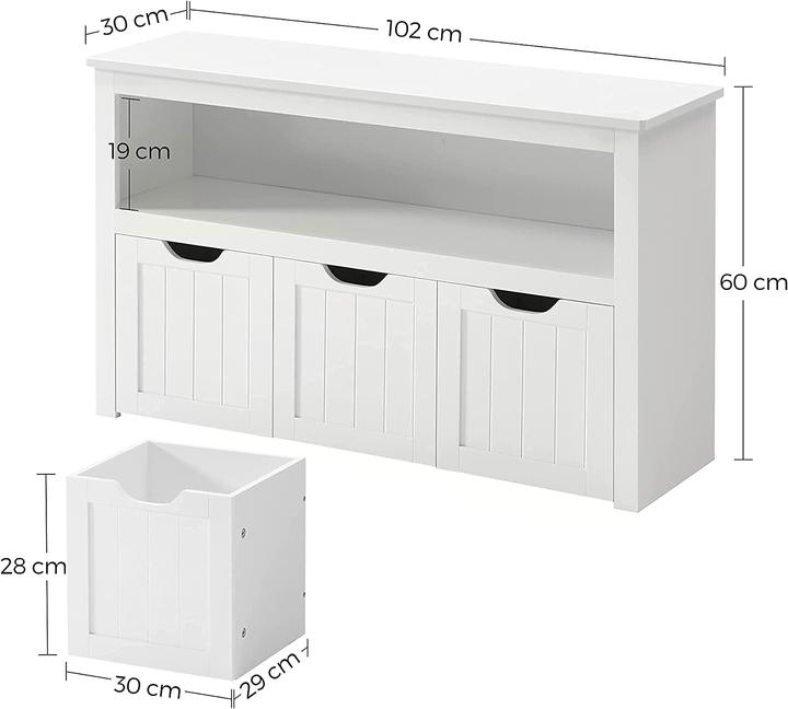 Actual product image Vasagle Maxi (102 x 30 x 60 cm)