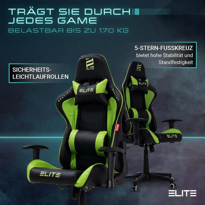 Immagine prodotto Elite MG200 Destiny, nero/verde