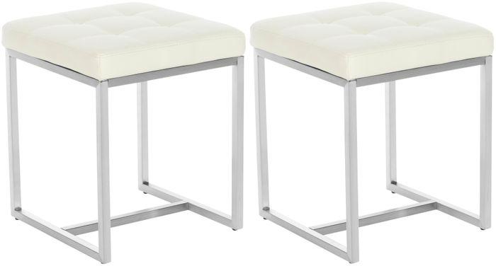 Immagine prodotto Swisshandel24 Set di 2 sgabelli Barci, crema