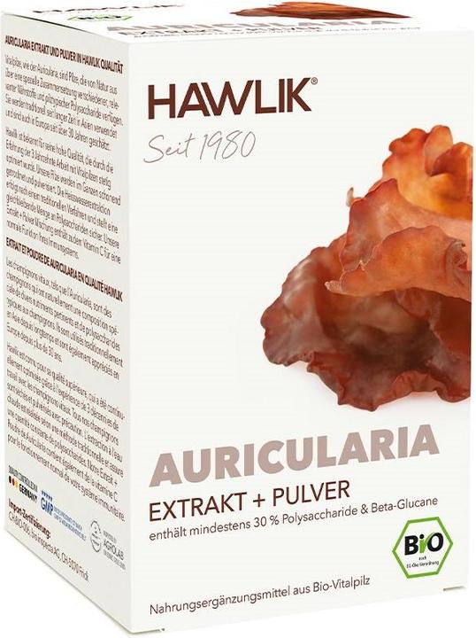 Produktbild Hawlik Auricularia Extrakt + Pulver Kapsel (120 Stück, Kapseln, 108 g)