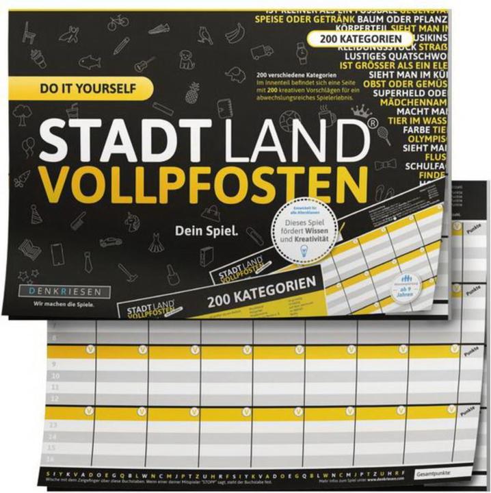 Actual product image Denkriesen City Land Full of Bollocks - Do It Yourself Edition - Your Game (German)