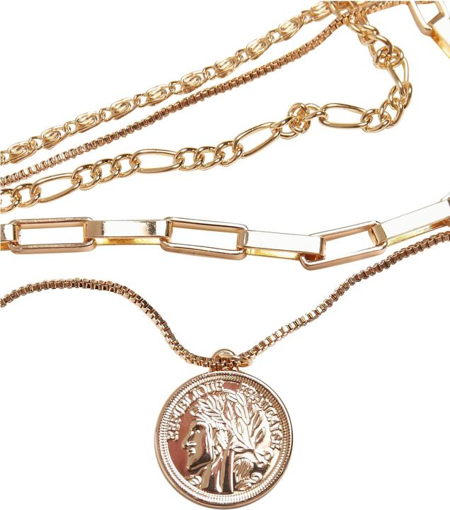 Image du produit Urban Classics Collier Coin Layering (70% de fer, 30% de zinc)