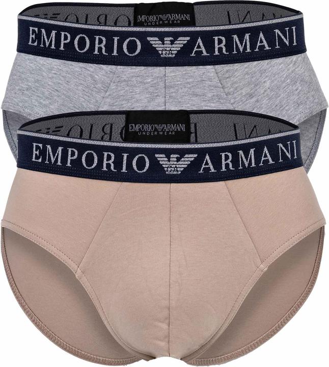 Actual product image Emporio Armani MEN'S KNIT 2-PACK BRIEF (M, pack of 2)