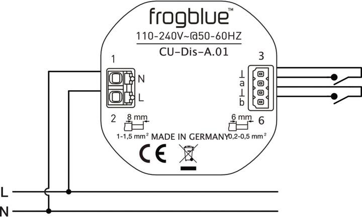 Produktbild Mobotix frogblue Display für Türstation T26 (WLAN)