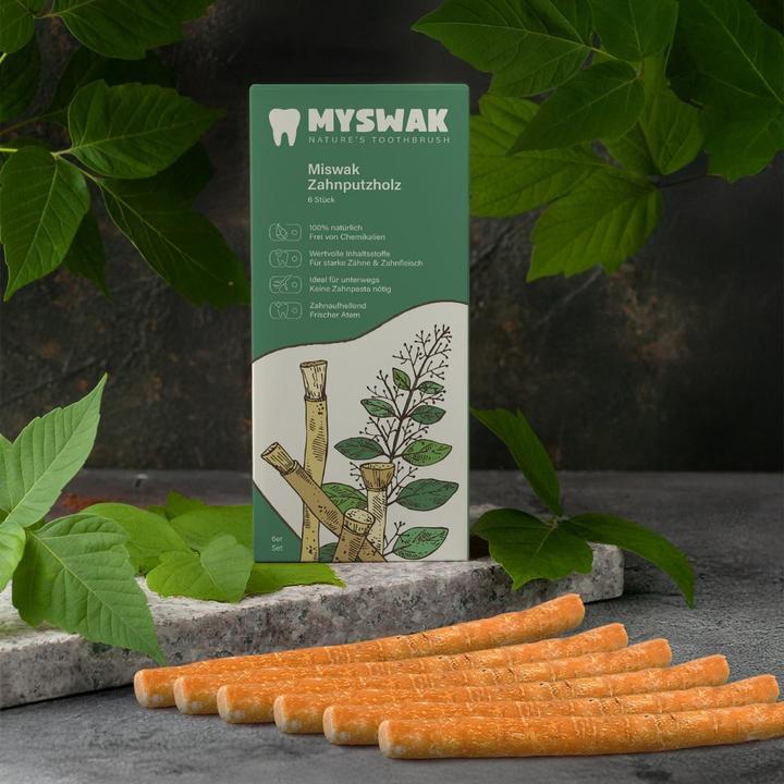 Immagine prodotto Miswak Spazzolino da denti in legno (6 x)