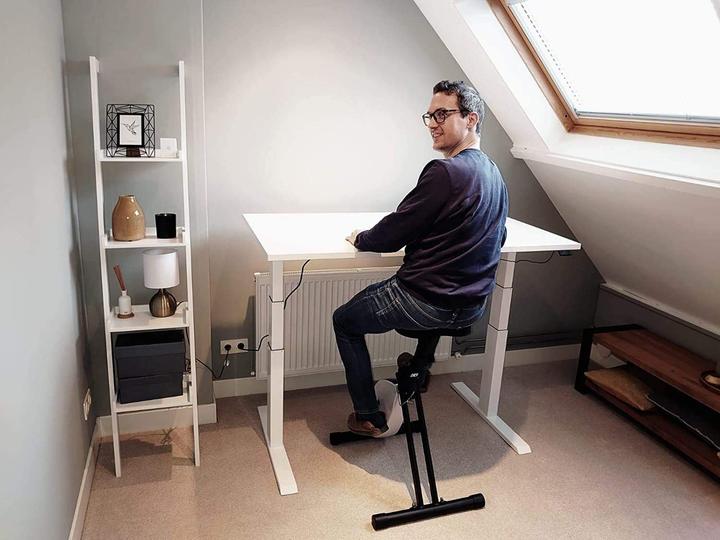 Actual product image Deskbike Desk Bike, white, white frame large