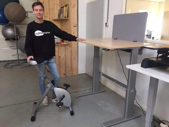 Actual product image Deskbike Desk Bike, white, white frame large