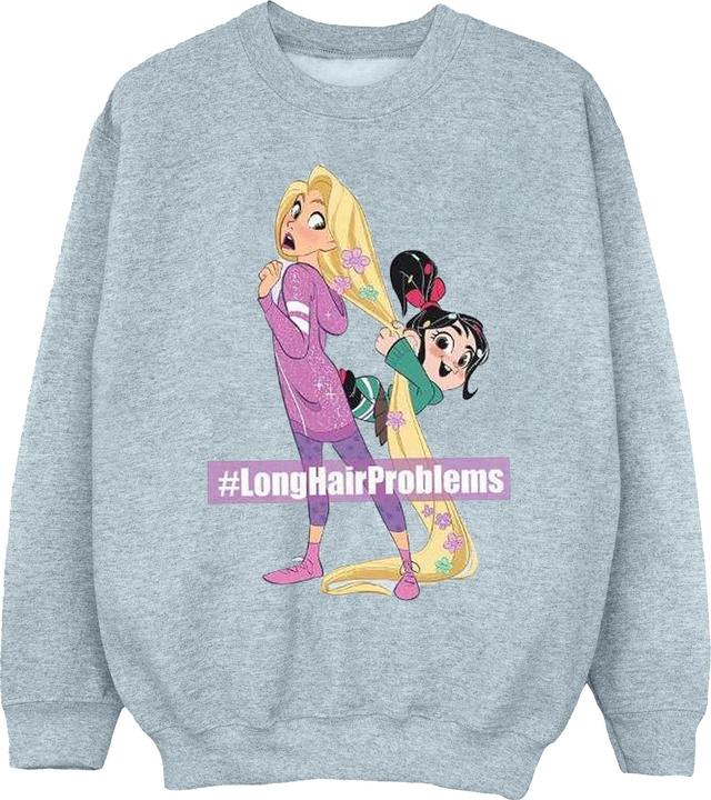 Actual product image Disney Womens/Ladies Wreck It Ralph Rapunzel And Vanellope Sweatshirt (L)